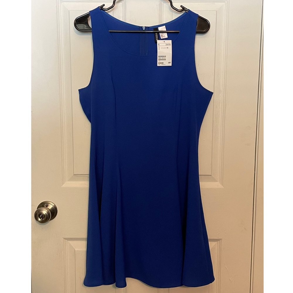 H&M royal blue dress, size 12